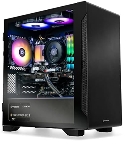 Thermaltake Graphite 360 ​​PC de jeu (AMD Ryzen 5 5600X, RTX 3060, 16 Go de mémoire RGB 3200 MHz DDR4 ToughRAM RGB, 1 To NVMe M.2, WiFi, Win 10 Home) Ordinateur de bureau de jeu S1BK-B550-G36-LCS
 Fiche Technique et Prix au Maroc