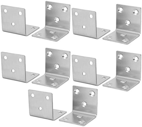 Aexit Fixation d'angle de support à angle droit en acier inoxydable de 41 mm x 41 mm x 40 mm, 10 pièces (26a0092c26c53f483260ea57920ba866)
 Fiche Technique et Prix au Maroc