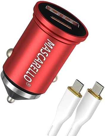 YIHAIXINGWEI Chargeur de voiture USB C pour téléphone, charge rapide, allume-cigare de type C, adaptateur de chargeur USB pour iPhone 14 Pro Max/Samsung Galaxy S23 (rouge)
 Fiche Technique et Prix au Maroc