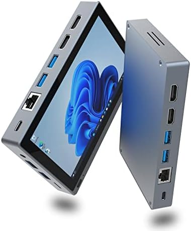 HIGOLEPC Mini PC Windows 11 PRO, Mini ordinateur Intel Celeron J4125, 8 Go DDR4 128 Go EMMC Mini ordinateur de bureau avec écran IPS, WiFi 6.0, BT5.2, Gigabit Ethernet
 Fiche Technique et Prix au Maroc