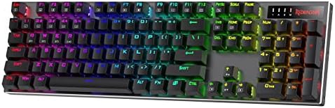 Redragon K556 PRO Clavier de jeu RVB sans fil amélioré, clavier mécanique trimode en aluminium BT/2,4 GHz avec connexion sans décalage, interrupteur rouge silencieux linéaire échangeable à chaud
Avis,  Fiche Technique et Prix au Maroc