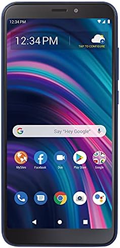 Total par Verizon BLU View 3, 32 Go, bleu - Smartphone prépayé (verrouillé)
 Fiche Technique et Prix au Maroc