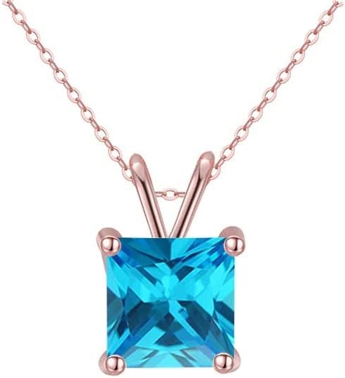 Paris Jewelry Collier à tige en or rose 18 carats avec topaze bleue 2 carats plaqué 45,7 cm
Avis,  Fiche Technique et Prix au Maroc