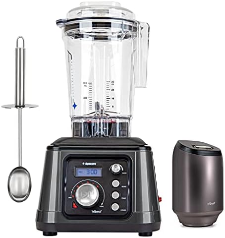 Tribest Dynapro Mélangeur haute vitesse 2,5 HP avec aspirateur, certifié commercialement, gris, taille unique
 Avis, Fiche Technique et Prix au Maroc