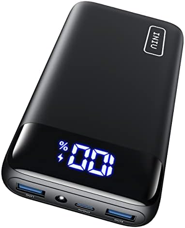 INIU Chargeur portable 22,5 W 20 000 mAh USB C entrée et sortie, charge rapide, PD 3.0 + QC 4.0 avec écran LED, batterie de téléphone compatible avec iPhone 14 13 12 Pro Samsung S21 Google LG iPad tablette, etc.
 Fiche Technique et Prix au Maroc