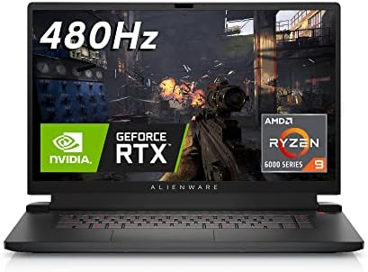 Ordinateur portable de jeu Alienware M17R5 - Écran FHD 480 Hz de 17,3 pouces, AMD Ryzen 9-6900HX, 32 Go de RAM DDR5, SSD de 1 To, NVIDIA GeForce RTX 3080 GDDR6, Windows 11 Famille, 1 an de support - Dark Side of the Moon, Noir
 Fiche Technique et Prix au Maroc