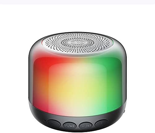 Relogeuhr Enceinte Bluetooth Portable sans Fils, BT5.1, Temps de Lecture de 6 Heures, avec Effet D'éclairage RVB Coloré, Convient pour Les Fêtes, la Mer, Le Camping en Plein Air, Les Voyages (Noir)
 Avis, Fiche Technique et Prix au Maroc