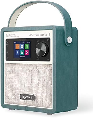 Inscabin P200 Portable Dab/Dab + FM numérique Radio- Haut-Parleur Portable sans Fil avec Bluetooth, Le Son stéréo, Beau Design, Double réveil, Batterie Rechargeable, Caisson de Basses (Green)
 Avis, Fiche Technique et Prix au Maroc