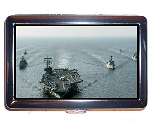 Boîte rigide et support pour cigarettes, porte-avions Horizon USS Ronald Reagan, porte-cartes en acier inoxydable (King Size)
 Fiche Technique et Prix au Maroc