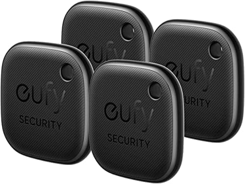 eufy Security Localisateur d’Article Bluetooth 4 Pack, Détecteur de clés, Traqueur pour écouteurs et Bagages, Détecteur de téléphone, Résistant à l’Eau, Fonctionne avec Apple Find My (iOS Seulement)
 Avis, Fiche Technique et Prix au Maroc