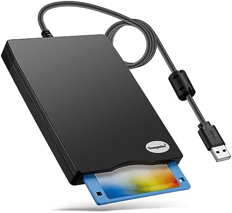 Chuaganzhuo Lecteur de Disquettes, Lecteur de Disquettes USB Externe de 3,5 Pouces pour PC, Ordinateur Portable et Ordinateur de Bureau, Lecteur de Disquettes pour Windows 11/10/8/7/2000/XP, Noir
 Fiche Technique et Prix au Maroc