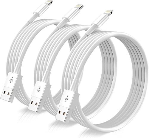 Câble de chargeur iPhone 6FT [Apple MFi Certified] Pack de 3 chargeurs USB-A vers Lightning Fast pour Apple iPhone, iPad, durée de vie de 20 000 pliures
 Fiche Technique et Prix au Maroc