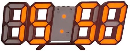 DIYARTS Réveil Numérique à LED Mode Horloge Murale Intelligente Peut Régler Automatiquement la Luminosité de la Nuit dans la Chambre à Coucher et Horloge de Bureau pour Enfants (Black Body - Orange)
 Avis, Fiche Technique et Prix au Maroc
