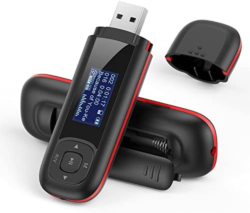 AGPTEK Lecteur Mp3 USB 8Go avec Ecran LCD, Mini Lecteur Musique Baladeur Léger pour Le Sport, 10H Autonomie de Lecture Musicale(sans Ecouteurs Inclus)-U3 Noir et Rouge
 Avis, Fiche Technique et Prix au Maroc