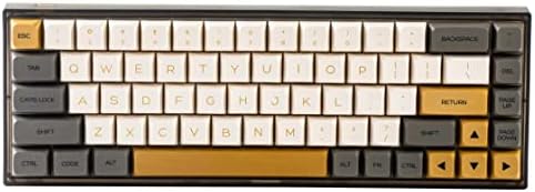 YUNZII KC68 Clavier mécanique remplaçable à chaud 68 touches avec étui en ABS translucide, rétroéclairage RVB pour Mac/Win/Gamers (interrupteur Gateron marron, chatoyant translucide)
 Fiche Technique et Prix au Maroc