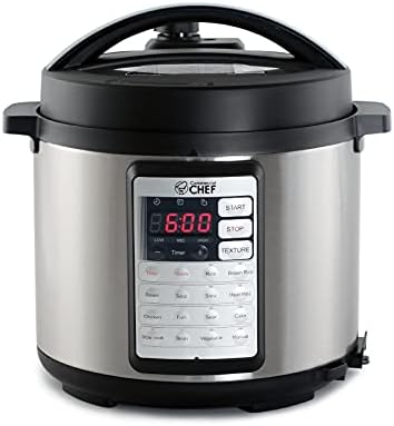 Autocuiseur électrique Commercial Chef 6,3 litres, minuterie préréglée 24 heures, intérieur en acier inoxydable avec caractéristiques de sécurité
 Avis, Fiche Technique et Prix au Maroc