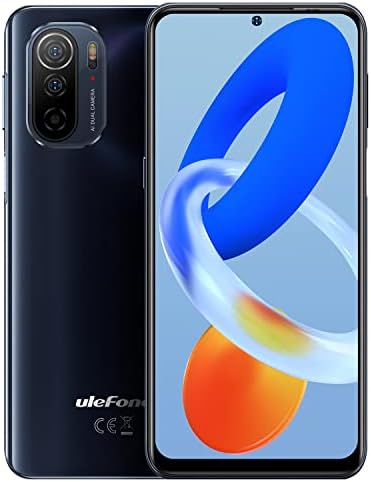 Ulefone Note 13P Smartphones débloqués avec écran FHD+ de 6,5" Octa-core 4 Go + 64 Go, caméra arrière 20 MP et avant 16 MP, Android 11, 5180 mAh, NFC, téléphone portable double 4G (noir étoilé)
 Fiche Technique et Prix au Maroc
