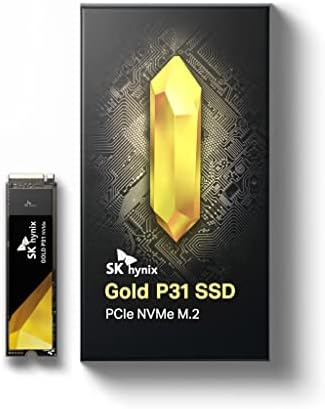 SK hynix Gold P31 500GB PCIe NVMe Gen3 M.2 2280 Internal SSD, Up to 3500MB/S, Compact M.2 SSD Form Factor SSD, Internal Solid State Drive with 128-Layer NAND Flash Fiche Technique et Prix au Maroc