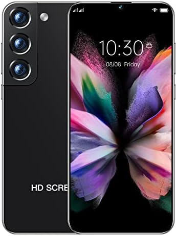 Dilwe S22 Plus Smartphone débloqué, écran IPS de 6,53 pouces, 4 Go de RAM 64 Go de ROM, double carte, double veille, téléphone portable 3G, identification faciale, WiFi, téléphone portable pour Android 11 (noir)
 Fiche Technique et Prix au Maroc