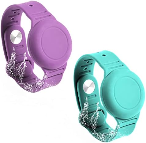 SAVITA Lot de 2 bracelets pour enfants pour AirTag, bracelet AirTag en silicone étanche pour enfants, tout-petits, aînés, bracelet de montre réglable pour enfants, support de boîtier AirTag anti-perte pour cacher le traceur GPS
 Avis, Fiche Technique et Prix au Maroc
