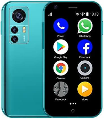 Mini smartphone débloqué 1 Go de RAM 8 Go de ROM, petits téléphones portables, écran tactile 2,5" Quad Core Android Tiny Phone/3G/WiFi/double SIM/caméra HD/téléphone portable Google Play (Bleu)
 Fiche Technique et Prix au Maroc