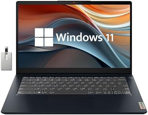 Ordinateur portable professionnel Lenovo 2022 IdeaPad 3i 14 po FHD, Intel i5-1235U de 12e génération, 16 Go de RAM, SSD PCIe de 1 To, clavier rétroéclairé, carte graphique Intel Iris Xe, webcam 720P, bleu abyss, Win 11, carte USB Snowbell de 32 Go
 Fiche Technique et Prix au Maroc