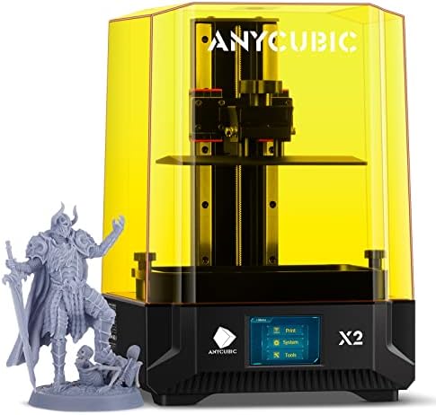 ANYCUBIC Photon Mono X2 Imprimante 3D en résine, 9,1'' 4K+ HD Mono Écran LCD SLA Grande imprimante en résine avec source de lumière améliorée, double guide linéaire, film anti-rayures, taille d'impression 7,74'' x 4,83'' x 7,87''
 Fiche Technique et Prix au Maroc