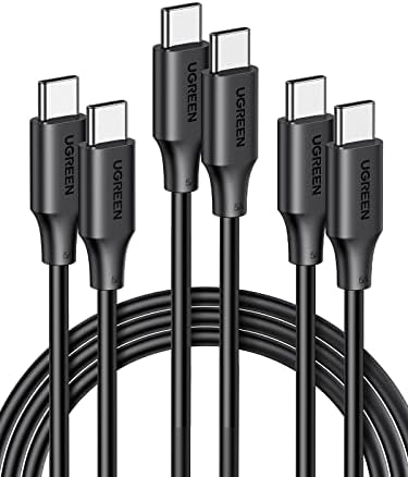 UGREEN Lot de 3 câbles USB C 100 W compatibles avec iPhone 15/15 Plus/15 Pro/15 Pro Max/MacBook Pro 2022/iPad Pro 2022/Galaxy S22 Ultra/Pixel/PS5/Switch, etc. 6,6 pieds
 Fiche Technique et Prix au Maroc