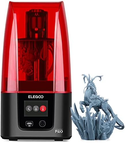 ELEGOO Imprimante 3D en résine Mars 3 Pro MSLA avec écran LCD monochrome Ultra 4K de 6,6 pouces, taille d'impression de 5,647"(L) 3,52(P) 6,8"(H) et charbon actif remplaçable
 Fiche Technique et Prix au Maroc