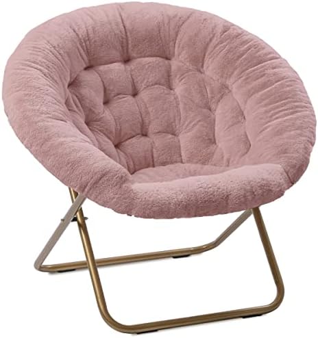 Milliard Cozy Chair/Chaise soucoupe en fausse fourrure pour chambre à coucher/X-Large (Rose)
 Fiche Technique et Prix au Maroc