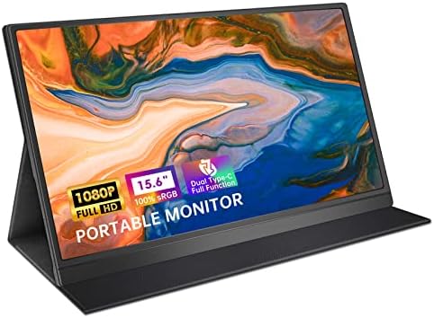 Moniteur portable Hamtysan 15,6" pour ordinateur portable 1920 × 1080 Full HD USB C HDMI Deuxième moniteur externe pour ordinateur portable PC téléphone PS4/5 Xbox Switch, haut-parleur intégré inclus Smart Cover et protecteur d'écran
 Fiche Technique et Prix au Maroc