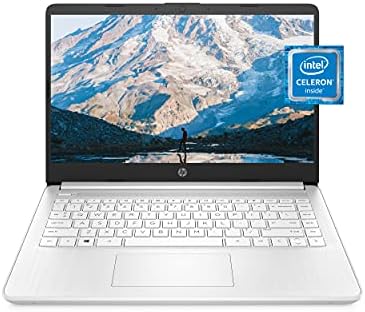 Ordinateur portable HP 14, Intel Celeron N4020, 4 Go de RAM, 64 Go de stockage, écran HD micro-bord de 14 pouces, Windows 11 Famille, fin et portable, graphiques 4K, un an de Microsoft 365 (14-dq0040nr, 2021, blanc flocon de neige )
 Fiche Technique et Prix au Maroc