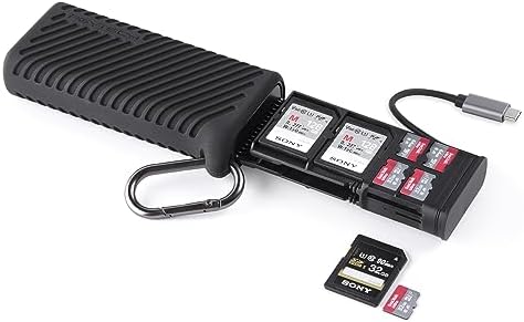 PGYTECH CreateMate Lecteur de carte mémoire haute vitesse USB 3.1 Type-C Interface SD/TF Étui de transport pour appareils photo, smartphones, drones, caméras d'action
 Avis, Fiche Technique et Prix au Maroc