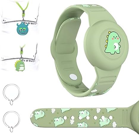 Airtag Bracelet pour Enfants étanche et 2 Porte-clés et 2 Pendentifs Airtag Enfants Support Caché pour Apple Airtag AirTags Coque Bambin Anti-Perte GPS Tracking IP53 Protection Corps Entier Silicone
 Avis, Fiche Technique et Prix au Maroc
