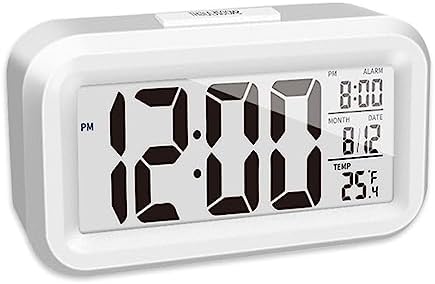 Zuroki Réveil numérique,reveil numerique LED, contrôle de la lumière, réveil électronique avec veilleuse et Fonction Snooze, idéal pour Les Gros dormeurs
 Avis, Fiche Technique et Prix au Maroc