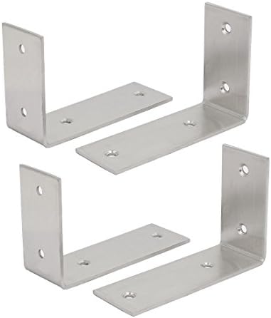 Aexit Support de supports à angle droit en acier inoxydable de 125 mm x 85 mm x 42 mm, ton argent, 4 pièces (1becf69237d73765f5e40b9356a58ac5)
 Fiche Technique et Prix au Maroc