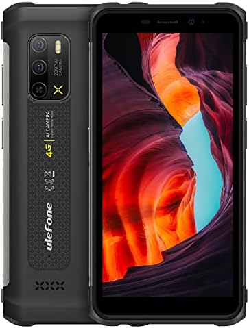 Smartphone robuste Ulefone, Armor X10 Pro, téléphone robuste débloqué étanche IP68, Octa-core, 4 Go + 64 Go, double caméra arrière 20 MP, tout écran 5,45", batterie 5180 mAh, NFC, OTG, Android 12, téléphone 4G, noir
 Fiche Technique et Prix au Maroc