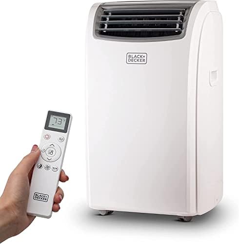 BLACK+DECKER Climatiseur portatif 12 500 BTU avec télécommande, blanc
 Avis, Fiche Technique et Prix au Maroc
