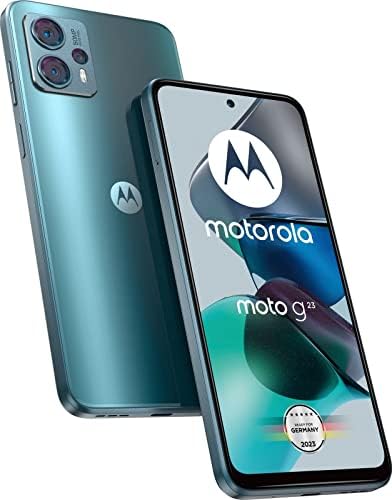 Motorola Moto G23 Dual SIM 128 Go ROM + 8 Go de RAM Smartphone 4G débloqué en usine (bleu acier) - Version internationale
 Fiche Technique et Prix au Maroc