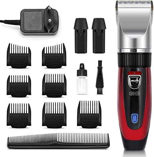 GHB Tondeuse Cheveux Hommes Professionnel Sans Fil Rechargeable avec 7 Peignes et 2 Batteries au Lithium pour Enfants Adultes Personnes Agées Salon
 Avis, Fiche Technique et Prix au Maroc