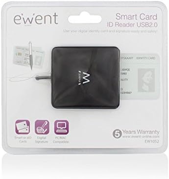 ewent Ew1052 Lecteur de Carte à Puce et graveur Externe USB Digital Signature, Noir
 Avis, Fiche Technique et Prix au Maroc