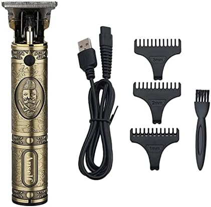 Tondeuse à cheveux pour hommes, Anself Kit de tondeuse à cheveux professionnel rechargeable sans fil à lame en T pour hommes Tondeuse à cheveux à tête chauve Rasoir à barbe à zéro détail
 Avis, Fiche Technique et Prix au Maroc