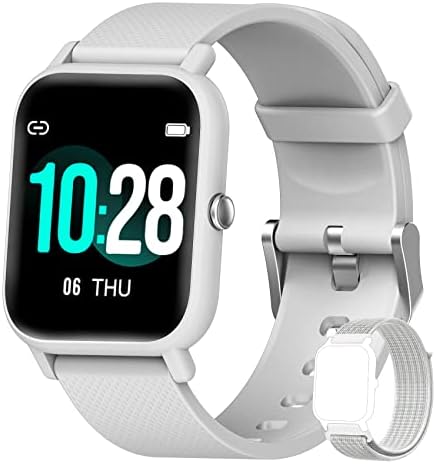 Blackview Montre intelligente pour téléphones Android et iOS, suivi d'activité toute la journée avec moniteur de fréquence cardiaque et de sommeil, écran tactile complet de 1,3", podomètre étanche 5 ATM, montre intelligente pour homme et femme
 Fiche Technique et Prix au Maroc