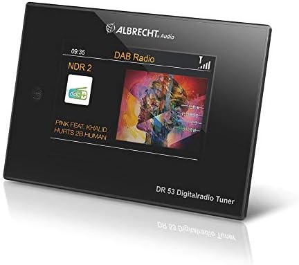 Albrecht DR53 27251 Tuner Radio numérique Dab+/FM avec écran Couleur 4" pour Connexion à la chaîne stéréo avec télécommande
 Avis, Fiche Technique et Prix au Maroc