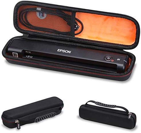 Mchoi Étui rigide portable compatible avec le scanner de documents portable sans fil Epson Workforce ES-50/ES-55R/ES-60W/ES-65WR/DS-30/DS-70/DS-80W
 Fiche Technique et Prix au Maroc