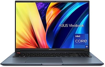 Ordinateur portable ASUS VivoBook Pro 16, écran 16", processeur Intel Core i9-13900H, GPU NVIDIA® GeForce® RTX™ 4060, 16 Go de RAM, SSD 1 To, Windows 11 Famille, bleu silencieux, K6602VV-AS96
 Fiche Technique et Prix au Maroc