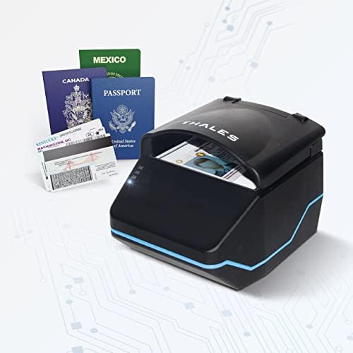 Thales (anciennement Gemalto) QS2000 Document compact durable pleine page, lecteur de passeport, scanner d'identité pour hôtels, casinos, magasins d'alcool, bars, boîtes de nuit.  Comprend MRZ, capture d'images et lecteur de codes-barres
 Fiche Technique et Prix au Maroc