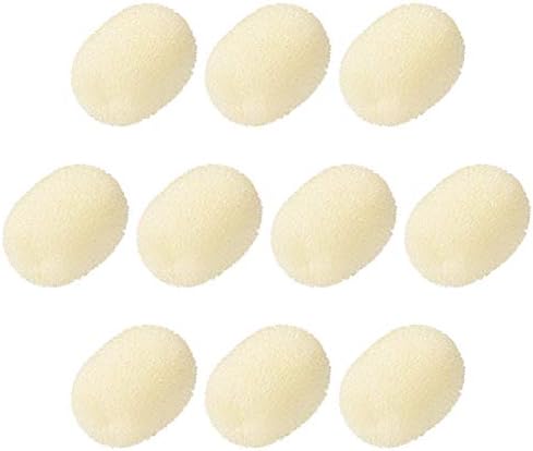 10 pièces mousse micro couverture casque Microphone pare-brise bouclier Protection 14.5mm longueur pour casque revers Lavalier
 Fiche Technique et Prix au Maroc