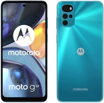 Motorola Moto G22 4G LTE 64 Go + 4 Go GSM débloqué 50 MP Quad Cam Version internationale 50 MP XT2231-1 (pas de garantie américaine) (pas Verizon Sprint Boost At&t Cricket) (avec chargeur de voiture rapide) (bleu iceberg)
 Fiche Technique et Prix au Maroc