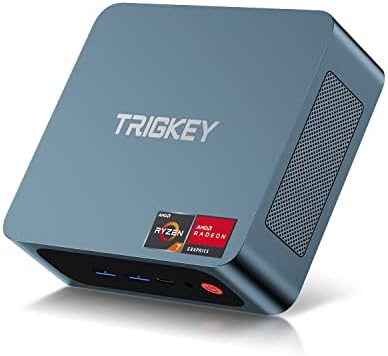 TRIGKEY Ryzen 7 Mini PC 8 cœurs 16 fils Mini ordinateur W11 ordinateur de bureau 5700U (jusqu'à 4.0 GHz) 32G DDR4 + 500G NVME SSD 15W TPD Micro PC |  Graphiques HD 8 cœurs 1 900 MHz |  Wi-Fi-6 |  BT 5.2 |  Type-C |  W11
 Fiche Technique et Prix au Maroc